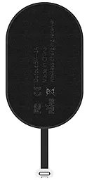 Переходник для беспроводной зарядки Baseus Microfiber Receiver USB-C black (wXTE-B01) - фото Переходник для беспроводной зарядки Baseus Microfiber Receiver USB-C black (wXTE-B01)