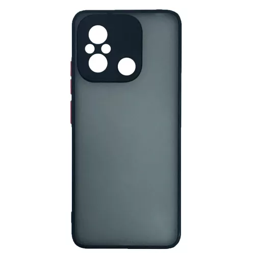 Чехол 1TOUCH Gingle Matte Full Camera для Xiaomi Redmi 12С Black - фото 1