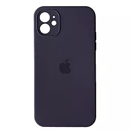 Чехол Silicone Case Full Camera Square для Apple iPhone 11 Elderberry
