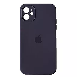 {"ru": "Чехол", "uk": "Чохол"} Silicone Case Full Camera Square для Apple iPhone 11 Elderberry