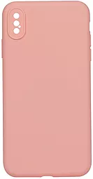 Чехол Epik Silicone Case Full Camera для Apple iPhone Xs Max Pink