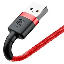 Кабель Baseus Cafule USB-A - Type-C 15w 3a 0.5м cable Red (CATKLF-A09) - миниатюра 5 Кабель Baseus Cafule USB-A - Type-C 15w 3a 0.5м cable Red (CATKLF-A09) - миниатюра 5