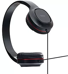 Навушники Hoco W24 Enlighten Black/Red - мініатюра 5