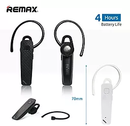 Блютуз гарнитура Remax RB-T7 Black - миниатюра 3 Блютуз гарнитура Remax RB-T7 Black - миниатюра 3
