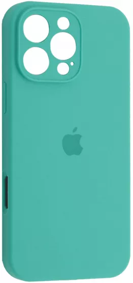 Чехол Silicone Case Full Camera для Apple iPhone 16 Pro Azure - фото 1