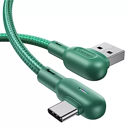 Кабель Usams U57 Dual Right-Angle USB-A - Type-C 10w 1.2м cable Green - миниатюра 2 Кабель Usams U57 Dual Right-Angle USB-A - Type-C 10w 1.2м cable Green - миниатюра 2