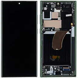 Дисплей Samsung Galaxy S23 Ultra S918 5G з тачскріном і рамкою, (OLED), Green - фото Дисплей Samsung Galaxy S23 Ultra S918 5G з тачскріном і рамкою, (OLED), Green