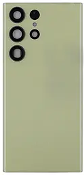 Задняя крышка корпуса Samsung Galaxy S23 Ultra S918 со стеклом камеры, Original Lime - фото Задняя крышка корпуса Samsung Galaxy S23 Ultra S918 со стеклом камеры, Original Lime