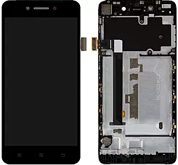 Дисплей Lenovo S90 с тачскрином и рамкой, оригинал, Black - фото Дисплей Lenovo S90 с тачскрином и рамкой, оригинал, Black