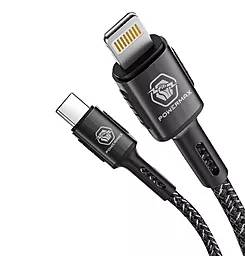 USB Кабель Powermax Bravo 20W USB Type-C -> Lightning Cable Black (PWRMX042PDСL) - мініатюра 6