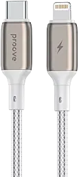 Кабель Proove Dense Metal USB Type-C - Lightning 27w 3a 2m cable White (CCDM27002122) - фото Кабель Proove Dense Metal USB Type-C - Lightning 27w 3a 2m cable White (CCDM27002122)