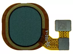 Шлейф Tecno Spark 7 (KF6N) со сканером отпечатка пальца Green