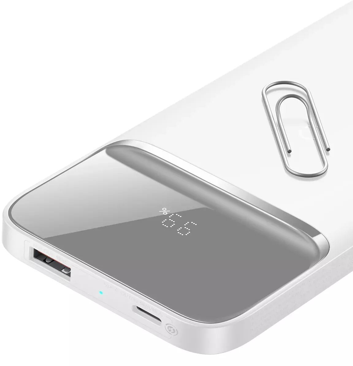 Повербанк Baseus Magnetic Wireless 10000mAh 20W White (PPMT-02) - фото 4