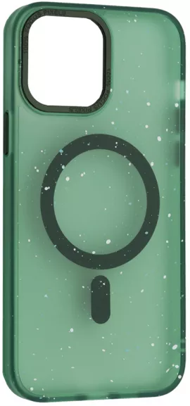 Чехол 1TOUCH Spray Magsafe для Apple iPhone 15 Green - фото 1