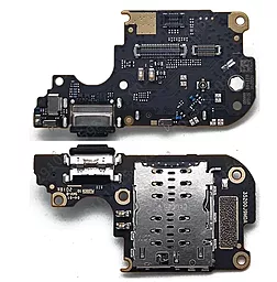 Нижняя плата Xiaomi Mi 10 Lite, с разъемом зарядки, с разъемом Sim-карты, плата зарядки - фото Нижняя плата Xiaomi Mi 10 Lite, с разъемом зарядки, с разъемом Sim-карты, плата зарядки