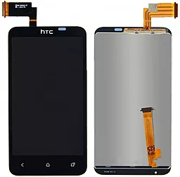 Дисплей HTC Desire VC (T328D) з тачскріном, оригінал, Black