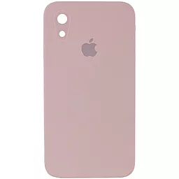 Чехол Silicone Case Full Camera Square для Apple iPhone XR  Pink Sand