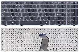 Клавіатура для ноутбуку Lenovo IdeaPad G500 G700 Frame 008713 чорна