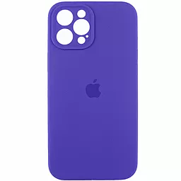 Чехол Silicone Case Full Camera Protective для Apple iPhone 12 Pro Dark Purple