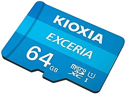 Карта памяти Kioxia microSDXC 64GB Exceria Class 10 UHS-I U1 + SD-адаптер (LMEX1L064GG2) - миниатюра 4