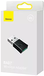 Блютуз-адаптер Baseus BA07 Wireless Adapter Bluetooth 5.3 Black (ZJBA010001) - мініатюра 11 Блютуз-адаптер Baseus BA07 Wireless Adapter Bluetooth 5.3 Black (ZJBA010001) - мініатюра 11