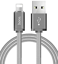 Кабель USB Hoco U5 Full-Metal Lightning Cable 1.2M 2.4A Tarnish
