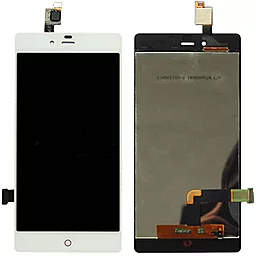 Дисплей ZTE Nubia Z9 Mini (NX511J) с тачскрином, White - фото Дисплей ZTE Nubia Z9 Mini (NX511J) с тачскрином, White
