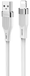 Кабель Hoco U72 Forest Silicone USB-A - Lightning 12w 2.4a 1.2м cable White