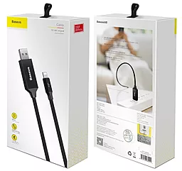 Кабель Baseus USB-A - Lightning 10w 5м cable Black (CALYW-M01) - мініатюра 4 Кабель Baseus USB-A - Lightning 10w 5м cable Black (CALYW-M01) - мініатюра 4