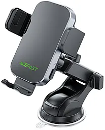 Держатель с беспроводной зарядкой Acefast D53 Black - фото Держатель с беспроводной зарядкой Acefast D53 Black
