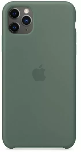 Чехол Silicone Case PB для Apple iPhone 11 Pro Max Pine Green - фото 1