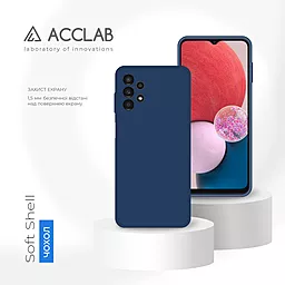Чехол ACCLAB SoftShell для Samsung Galaxy A13 4G Blue - миниатюра 4 Чехол ACCLAB SoftShell для Samsung Galaxy A13 4G Blue - миниатюра 4