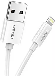 Кабель USB Ugreen US155 12w 2.4A 2M Lightning cable white (20730) - миниатюра 3