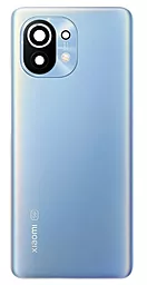 Задняя крышка корпуса Xiaomi Mi 11 со стеклом камеры Original Horizon Blue