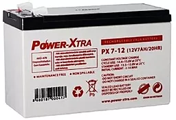 Аккумуляторная батарея Power-Xtra 12V 7 Ah AGM Gray (PX7-12(28W))