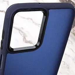 Чехол Epik TPU+PC Lyon Frosted для Samsung Galaxy M33 5G Navy Blue - миниатюра 5