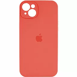 Чехол Silicone Case Full Camera для Apple iPhone 13 Peach