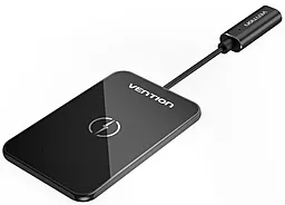 Беспроводное (индукционное) зарядное устройство Vention Ultra-thin 15w wirelles charger black (FGBBAG) - фото Беспроводное (индукционное) зарядное устройство Vention Ultra-thin 15w wirelles charger black (FGBBAG)