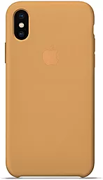 Чохол ArmorStandart Leather Case Apple iPhone X, iPhone XS Gold (OEM)