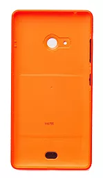 Задняя крышка корпуса Microsoft (Nokia) Lumia 540 (RM-1141) Original  Orange - миниатюра 2