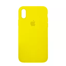 Чехол Silicone Case Full для Apple iPhone XR Canary Yellow