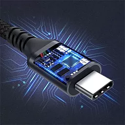 USB PD Кабель Choetech 100w 5a 2m USB Type-C - Type-С cable black (XCC-1007) - миниатюра 5