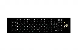 Наклейка на клавиатуру XoKo 68 keys UA/rus green, Latin white (XK-KB-STCK-MD)