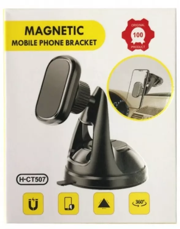 Автодержатель магнитный Magnetic CT507 Black - фото 4