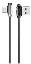 Кабель Hoco U60 Soul Secret USB-A - Type-C 12w 2.4a 1.2м cable Metal/Gray - фото Кабель Hoco U60 Soul Secret USB-A - Type-C 12w 2.4a 1.2м cable Metal/Gray