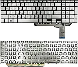 Клавіатура для ноутбуку Asus Vivobook 17 X1702ZA, Vivobook 17 X1703ZA (0KNB0-6606RU00) RU/ENG, без рамки, Original Silver - фото Клавіатура для ноутбуку Asus Vivobook 17 X1702ZA, Vivobook 17 X1703ZA (0KNB0-6606RU00) RU/ENG, без рамки, Original Silver