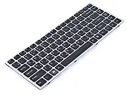 Клавиатура для ноутбука Sony VPC-S Series 148778371 серебристая/черная