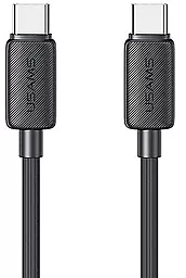 Кабель Usams US-SJ691 USB Type-C - Type-C 60w 3a 1м PD cable Black - фото Кабель Usams US-SJ691 USB Type-C - Type-C 60w 3a 1м PD cable Black