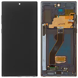 Дисплей Samsung Galaxy Note 10 Plus N975 с тачскрином и рамкой, (OLED), Black