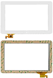 Сенсор (тачскрин) Ritmix RMD-1027 (259x169, 12pin, #TOPSUN_F0027_A3, QSD E-C10016-02, PB101DR8356-R1) White - фото Сенсор (тачскрин) Ritmix RMD-1027 (259x169, 12pin, #TOPSUN_F0027_A3, QSD E-C10016-02, PB101DR8356-R1) White
